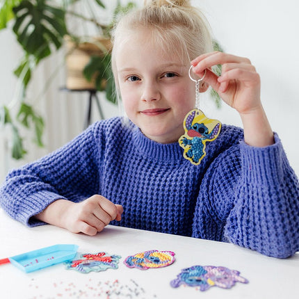 Stitch Knutselset Sleutelhanger - Babywinkel - 8714274700086