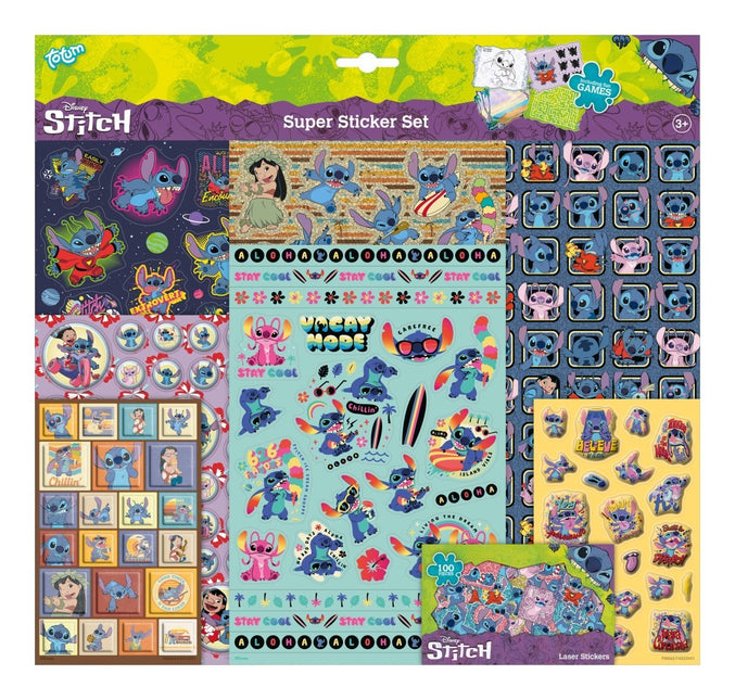 Stitch Stickers 7st - Babywinkel - 8714274700062