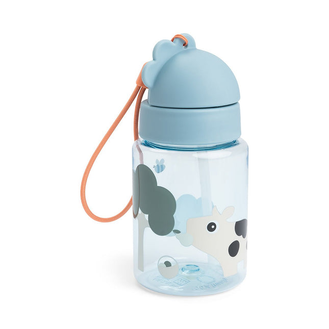 Straw bottle Tiny farm 280 ml - Babywinkel - 5712643055648
