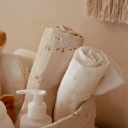 Swaddle doeken hydrofiel 70x70 - Little Goose - Babywinkel - 8721122584934