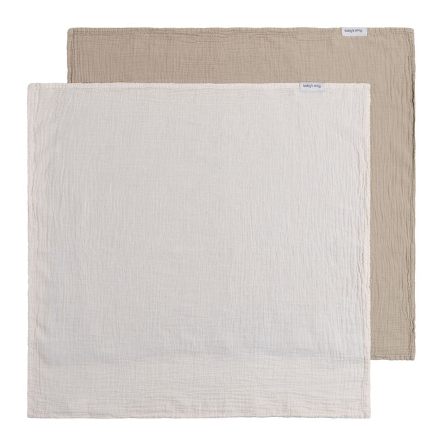 Swaddle Tender beige/linen - 115x115 - 2 - pack - Babywinkel - 8721052101690