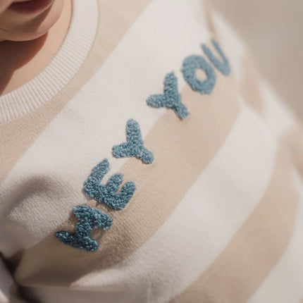 Sweater Biscuit Stripe koop je bij Babywinkel