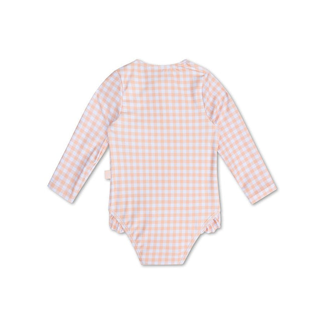 Swim Essentials Badpak Kind Apricot Orange Lange Mouwen - Swim Essentials - Babywinkel - 7432234119112