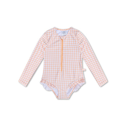 Swim Essentials Badpak Kind Apricot Orange Lange Mouwen - Swim Essentials - Babywinkel - 7432234119112