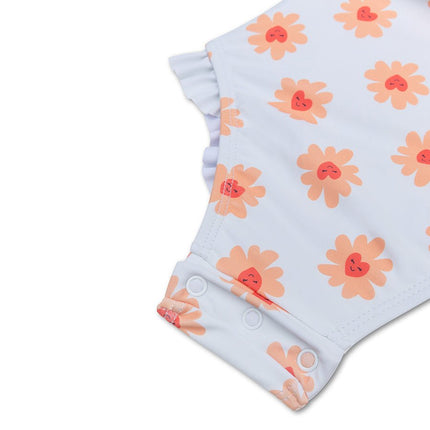 Swim Essentials Badpak Kind Flower Hearts Lange Mouwen - Swim Essentials - Babywinkel - 7432234120170
