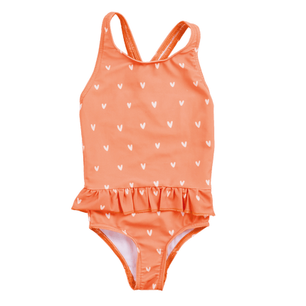 Swim Essentials Badpak Kind Hartjes Oranje - Swim Essentials - Babywinkel - 7432233961910