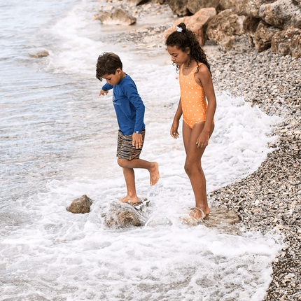 Swim Essentials Badpak Kind Hartjes Oranje - Swim Essentials - Babywinkel - 7432233961910