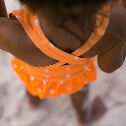 Swim Essentials Badpak Kind Hartjes Oranje - Swim Essentials - Babywinkel - 7432233961910