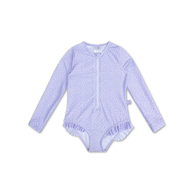 Swim Essentials Badpak Kind Lila Leopard Lange Mouwen - Swim Essentials - Babywinkel - 7432234117156