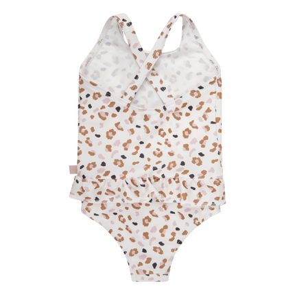 Swim Essentials Badpak Kind Panterprint Off White Kahki - Swim Essentials - Babywinkel - 7432233959955