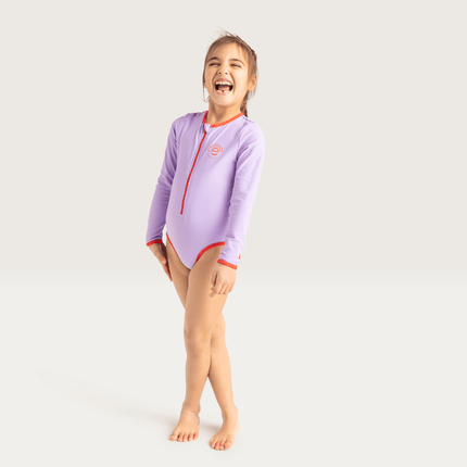 Swim Essentials Badpak Kind Purple Lange Mouwen - Swim Essentials - Babywinkel - 7432234216200