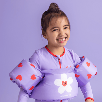 Swim Essentials Badpak Kind Purple Lange Mouwen - Swim Essentials - Babywinkel - 7432234216200