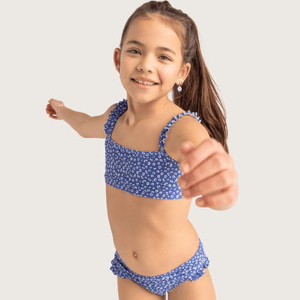 Swim Essentials Bikini Kind Blue Leopard - Swim Essentials - Babywinkel - 7432234131138