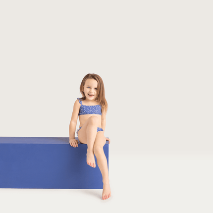 Swim Essentials Bikini Kind Blue Leopard - Swim Essentials - Babywinkel - 7432234131138