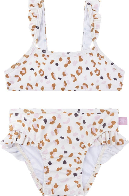 Swim Essentials Bikini Kind Panterprint Off White Kahki - Swim Essentials - Babywinkel - 7432233944982