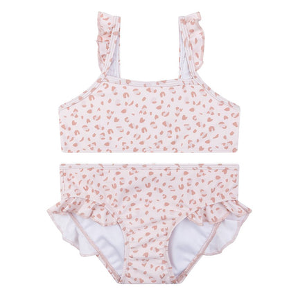 Swim Essentials Bikini Kind Panterprint Old Pink - Swim Essentials - Babywinkel - 7432233950945