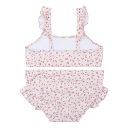 Swim Essentials Bikini Kind Panterprint Old Pink - Swim Essentials - Babywinkel - 7432233950945