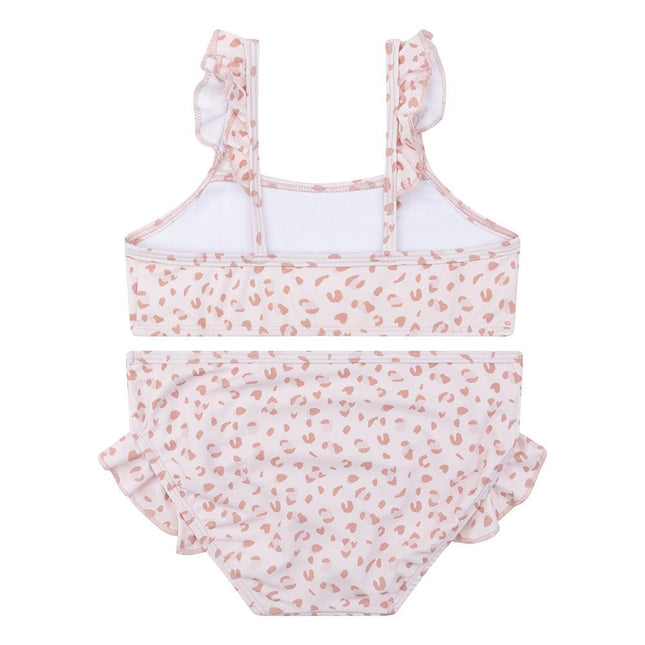 Swim Essentials Bikini Kind Panterprint Old Pink - Swim Essentials - Babywinkel - 7432233950945