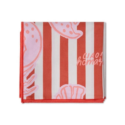 Swim Essentials Microvezel Strandlaken – Lobster (180 × 90 cm) koop je bij Babywinkel