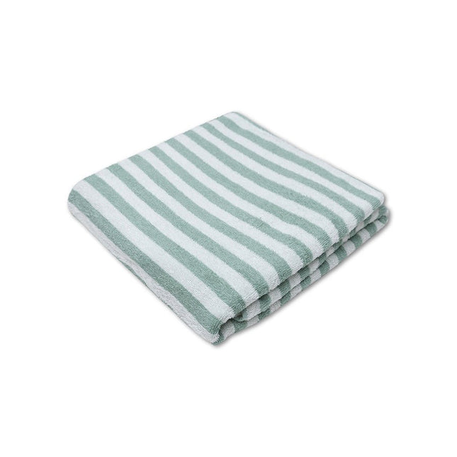 Swim Essentials Strandlaken Green Striped - Swim Essentials - Babywinkel - 7432234252246