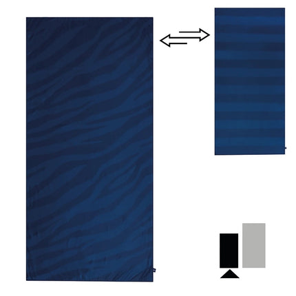 Swim Essentials Strandlaken Zebra Blauw 180X90Cm - Swim Essentials - Babywinkel - 7432234056035