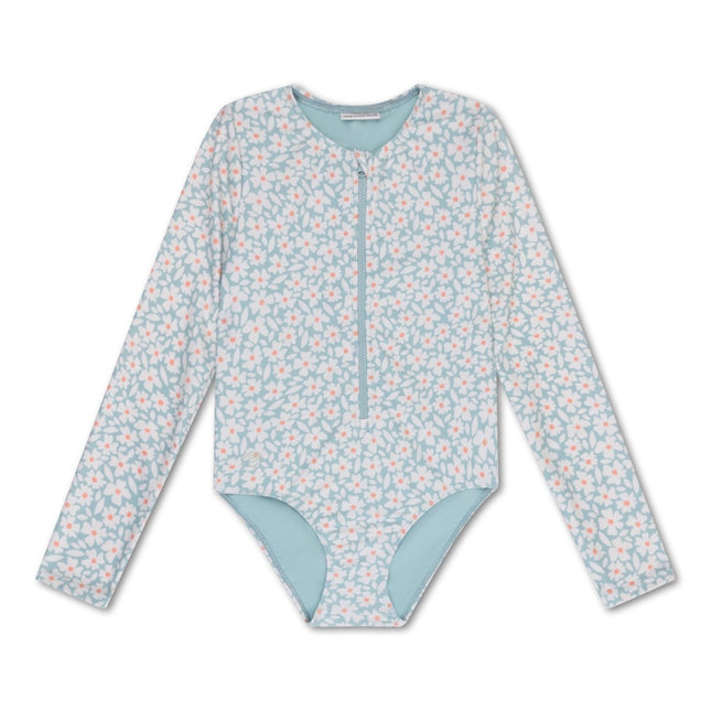 Swim Essentials Uv Zwempak Florish Green Rashguard - Babywinkel - 8721197411814