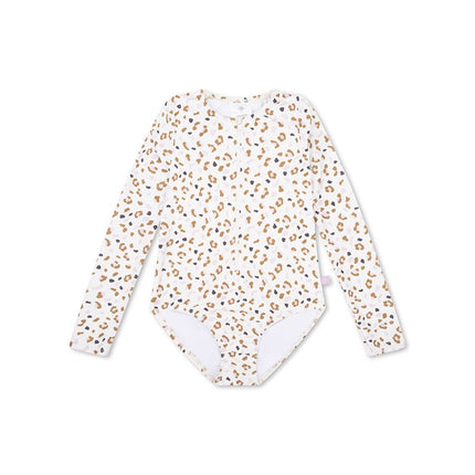 Swim Essentials Uv Zwempak Panterprint Off White Kahki - Babywinkel - 7432233952949