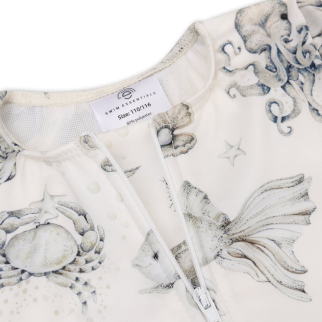 Swim Essentials Uv Zwempak Sea Life Rashguard Ruffle - Babywinkel - 8721197410923