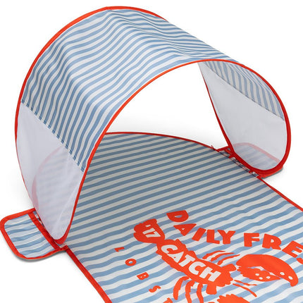 Swim Essentials Zelfopvouwende Strandparasol – Catch of the Day koop je bij Babywinkel