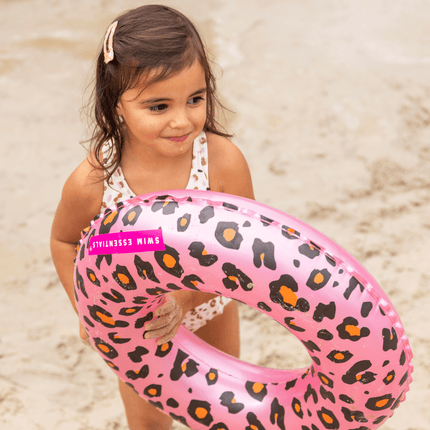 Swim Essentials Zwemband Kind Luipaard Print Roze 55Cm - Swim Essentials - Babywinkel - 7432233952970