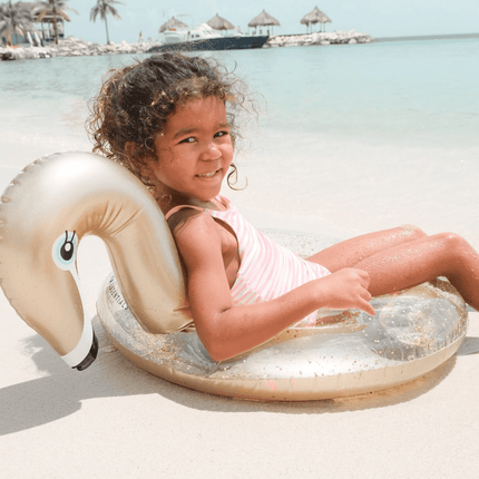 Swim Essentials Zwemband Kind Zwaan Goud Met Glitter 57Cm - Swim Essentials - Babywinkel - 7432233939940