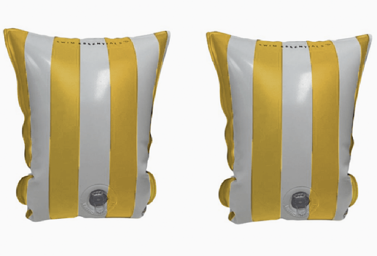 Swim Essentials Zwembandjes Yellow Striped 0 - 2 Years - Swim Essentials - Babywinkel - 7432234172186