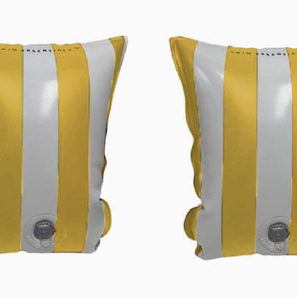 Swim Essentials Zwembandjes Yellow Striped 2 - 6 Years - Swim Essentials - Babywinkel - 7432234155172