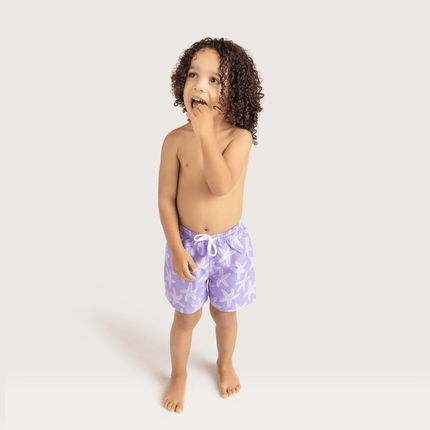 Swim Essentials Zwembroek Kind Lila Sea Stars Shorts - Swim Essentials - Babywinkel - 7432234138175