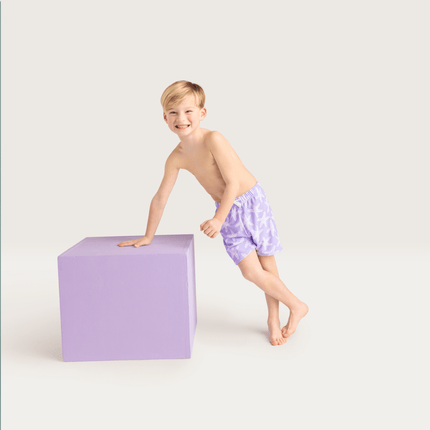 Swim Essentials Zwembroek Kind Lila Sea Stars Shorts - Swim Essentials - Babywinkel - 7432234138175