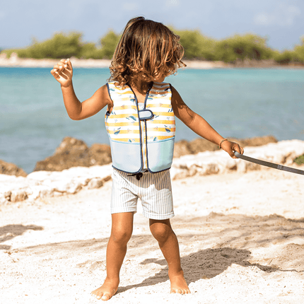 Swim Essentials Zwembroek Kind Strepen Lichtblauw - Swim Essentials - Babywinkel - 7432233965987