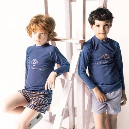 Swim Essentials Zwembroek Kind Zebra Blauw/ Oranje - Swim Essentials - Babywinkel - 7432233965901