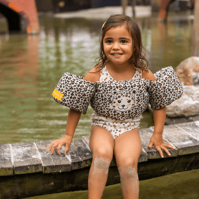 Swim Essentials Zwemvest Jumper Kind Luipaard 2 - 6 Jaar koop je bij Babywinkel