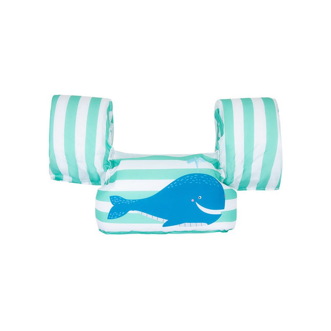 Swim Essentials Zwemvest Puddle Jumper Green Whale 2 - 6 Jaar - Swim Essentials - Babywinkel - 7432234240205