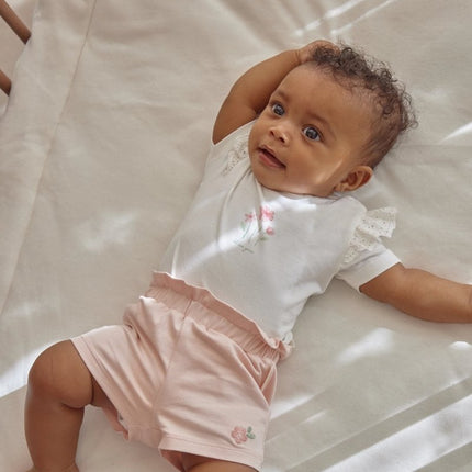 T-shirt korte mouw wit koop je bij Babywinkel