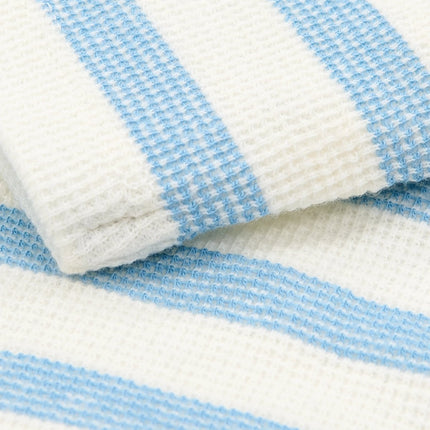 T-shirt lange mouw Steel Blue stripe koop je bij Babywinkel
