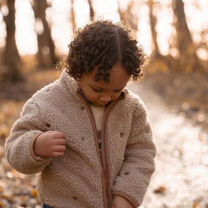 Teddy vest Taupe - Babywinkel - 8721122580073