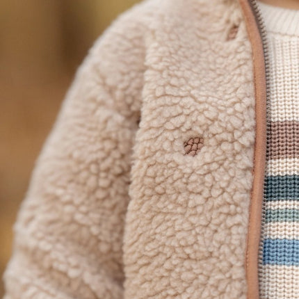 Teddy vest Taupe - Babywinkel - 8721122580073