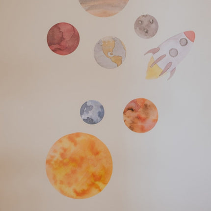 That's Mine Muursticker Solar System Multie Onesize koop je bij Babywinkel