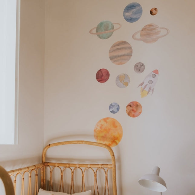 That's Mine Muursticker Solar System Multie Onesize koop je bij Babywinkel