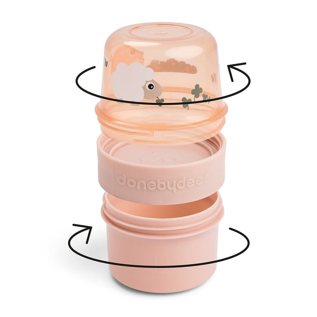 To go 2 - way snack container S Tiny farm - Babywinkel - 5712643055556