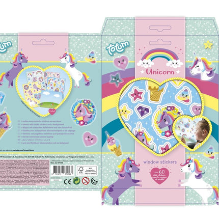Unicorn Raamstickers - Babywinkel - 8714274071568