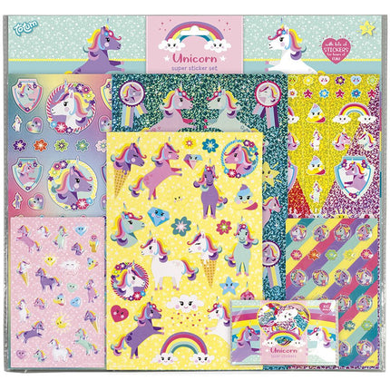 Unicorn Stickerset Groot - Babywinkel - 8714274071766