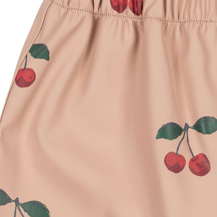 Zestaw deszczowy Konges Sløjd „Faire Ma Grande Cerise Blush”