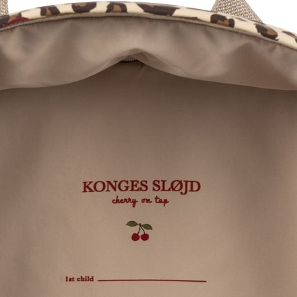 Plecak Konges Sløjd, wodoodporny, wzór Leo Cerise